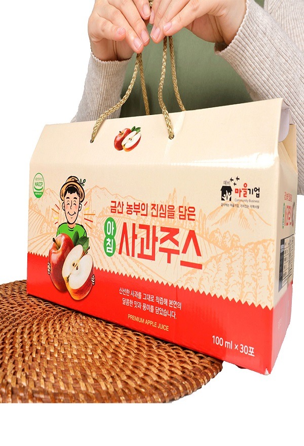 금산다팜 사과 착즙주스 상품 이미지